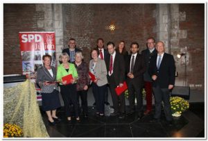 Walburga Mertes, Rosemarie Schroeder Christiane Petrasek Friedel Gerwin Elke Winkelbrandt und Klaus Strobel über Jülicher Klippe