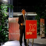 Sebastian Hartman Vorsitzender der NRWSPD auf der 100 Jahrfeier